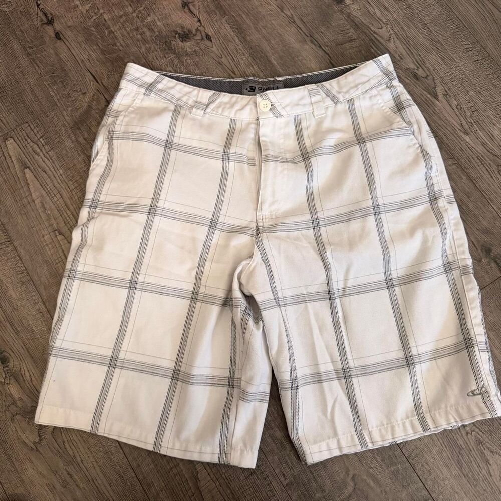 O-neill Men's White and Cream Shorts
